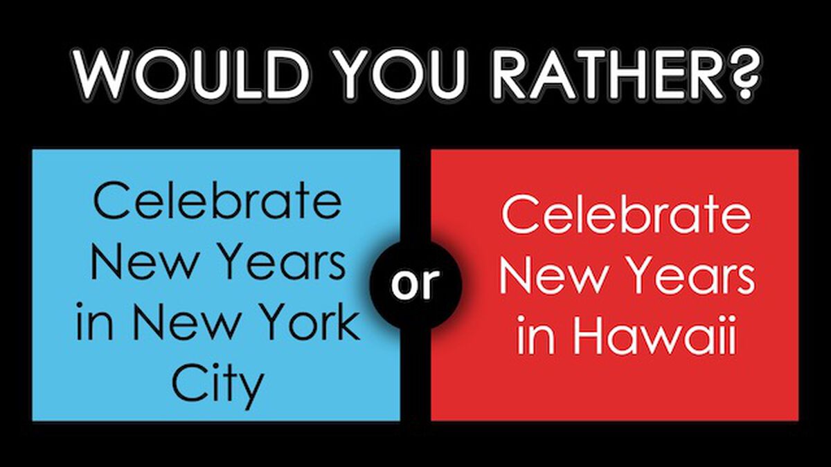 Would You Rather - New Year image number null